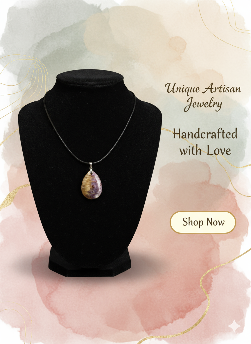 Handmade Resin Necklace 1 Promotional Banner